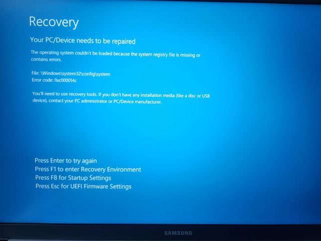 노트북 갤럭시북4 윈도우11 블루스크린 안전모드 바이오스 bios recovery의 1번 째 이미지