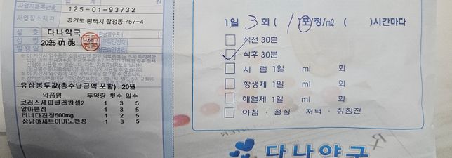 시네츄라시럽과 처방약 같이 복용여부의 0번 째 이미지