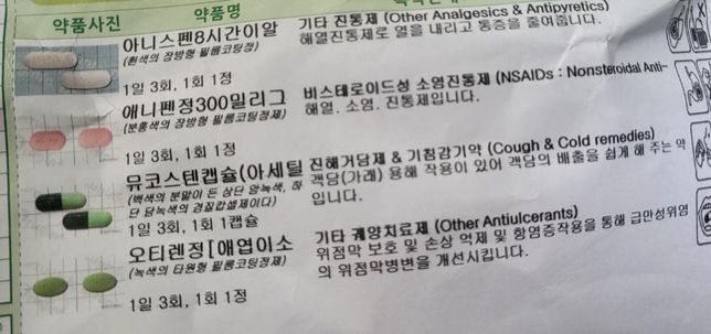 가다실9가 맞고 감기약 먹어도 되나요?의 0번 째 이미지