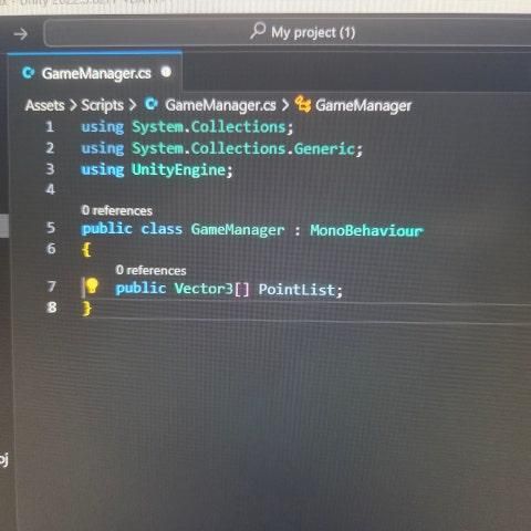 유니티2022 코딩 도와주세요ㅠㅠ의 1번 째 이미지