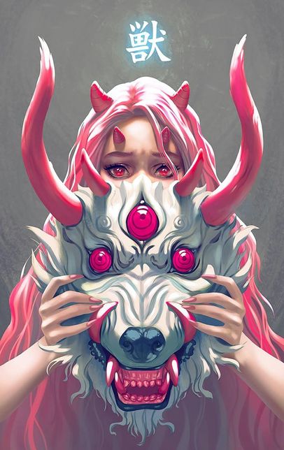 격투게임 핑크머리 ONI 누군지 아시는분의 0번 째 이미지