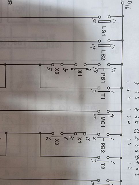 전기기능사 실기 도면에서 번호 매기기의 0번 째 이미지