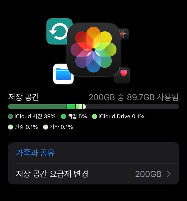 아이폰 저장공간 뭐가 맞는 건가요??의 0번 째 이미지