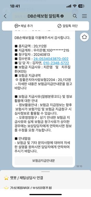 임플란트 보험 의료자문 손해 사정 보고서의 2번 째 이미지