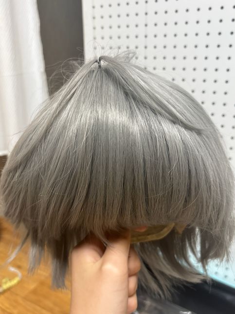 제가 스가와라 가발을 샀는데 이미지가 달라서요가발을 이미지와 똑같이 만들고싶은데 잘 못만들겠어요의 0번 째 이미지