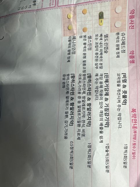 여기에 아스피린계열 약이 있나요??의 0번 째 이미지