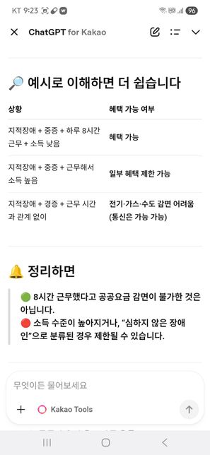등급폐지된 지적장애인 공공요금대해서의 3번 째 이미지