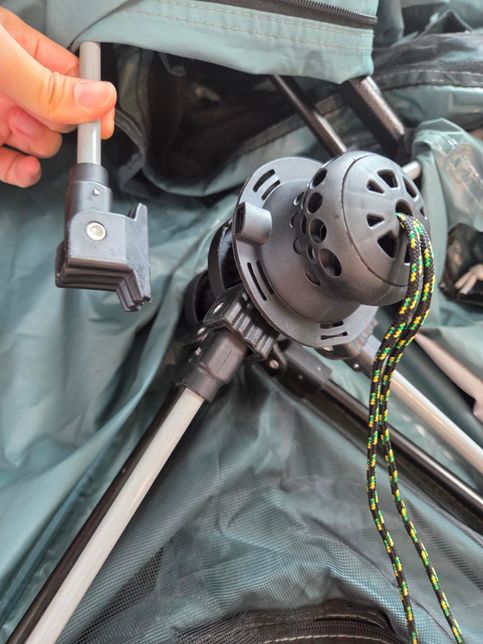 dod 오우치 원터치텐트 프레임 중앙부 결합 문의드립니다의 0번 째 이미지