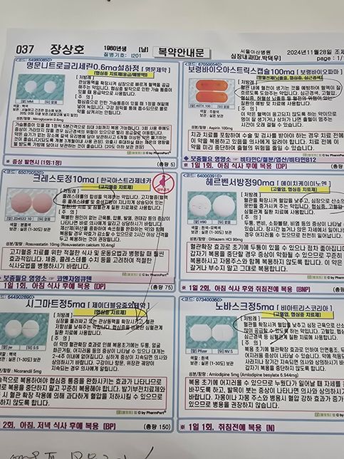 변이형협심증 처방약 안먹으면 어떻게 되나요?의 0번 째 이미지