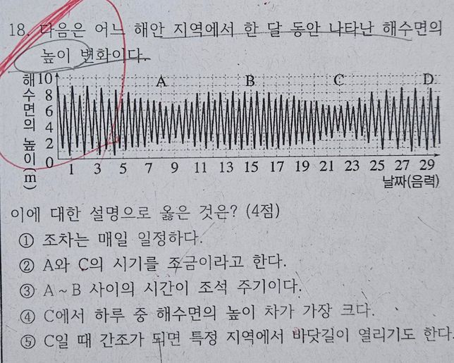 이 문제는 2번, 5번 둘다 맞는말 아닌가요?의 0번 째 이미지