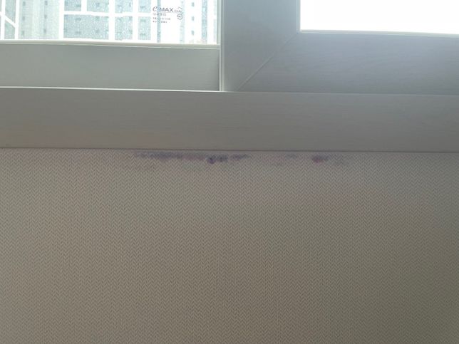 신축아파트 벽지 상태인데 어떤지 좀 봐주세요의 1번 째 이미지