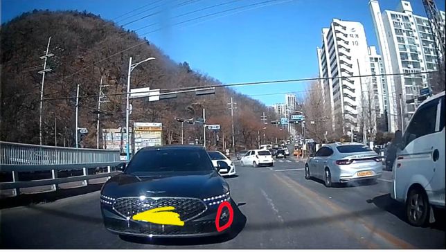 대교 진입 시 상대방 차가 본인차 후미 추돌사고의 0번 째 이미지