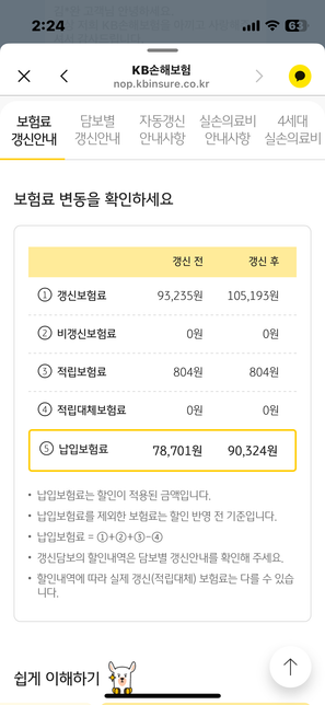 어머니 실손보험 유지하는게 맞는건가요의 0번 째 이미지