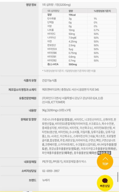 다이어트 보조제 가르시니아랑 알레르기 약의 1번 째 이미지