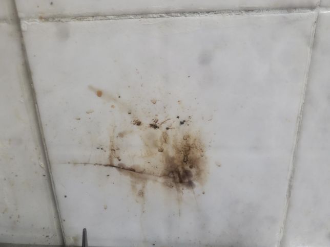 타일 탄자국 보수할방법 있을까요??의 0번 째 이미지