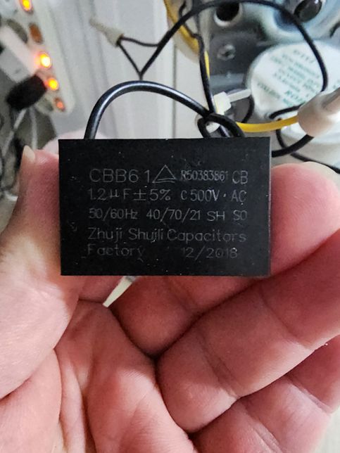 선풍기 콘덴서. 원래 있는것과 다른걸 써도 되는지.의 0번 째 이미지