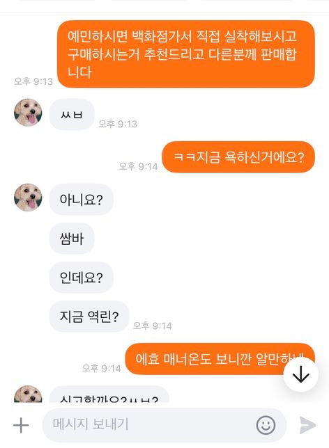 당근마켓 쌍욕하는 구매자 고소유무 문의의 0번 째 이미지