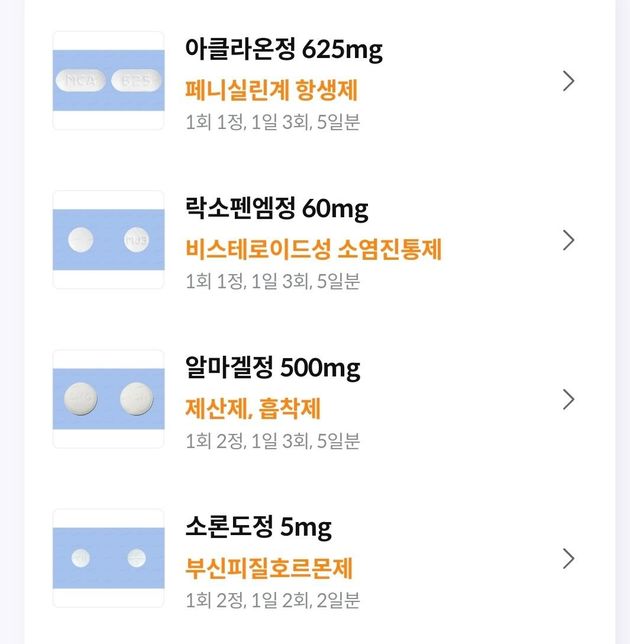 이 약들 4-6시간 텀두고 먹음 되나요?의 0번 째 이미지