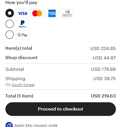 etsy 직구 관세 문의 드립니다 !!의 0번 째 이미지