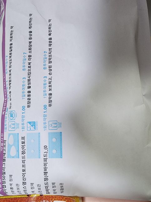 사진을못올려서 질문다시올립니다 식도염약감기약 복용의 1번 째 이미지