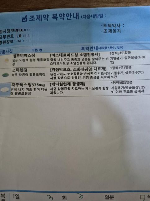 약에 대해서 질문드립니다 ~~~!!의 1번 째 이미지