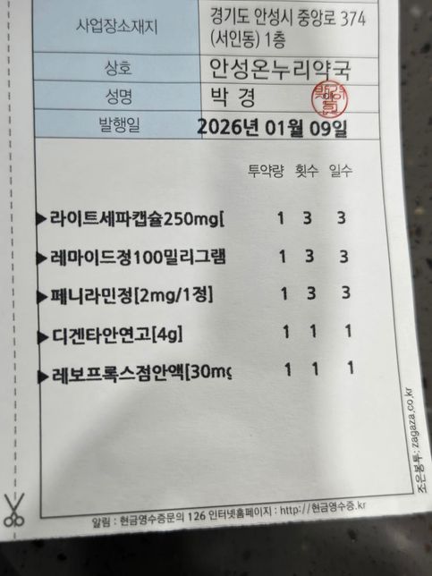 아이 약 용량 좀 봐주세요 ~안연고 항생제 궁금해요의 0번 째 이미지