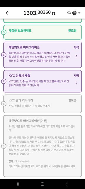 파이코인 메인넷으로 마이그레이션어떻게하나요의 0번 째 이미지