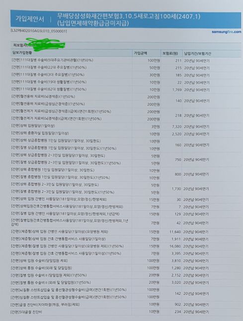 67세 엄마꺼 보험설계 한번봐주세요의 1번 째 이미지