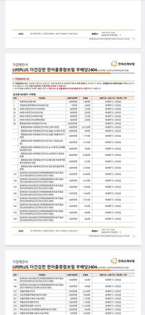 보험비교좀 부탁드립니다 둘중에 하나하려고요의 0번 째 이미지
