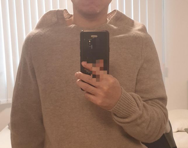 울 니트 옷걸이에 건조했더니 목과 어깨 늘어남의 0번 째 이미지