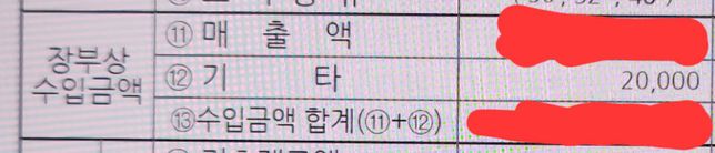 종소세 신고도움 서비스의 소득금액 현황에 전자신고 세액공제등으로 2만원을 매출액의 기타에 기입했는데 여기다 넣는 거 맞나요?의 0번 째 이미지
