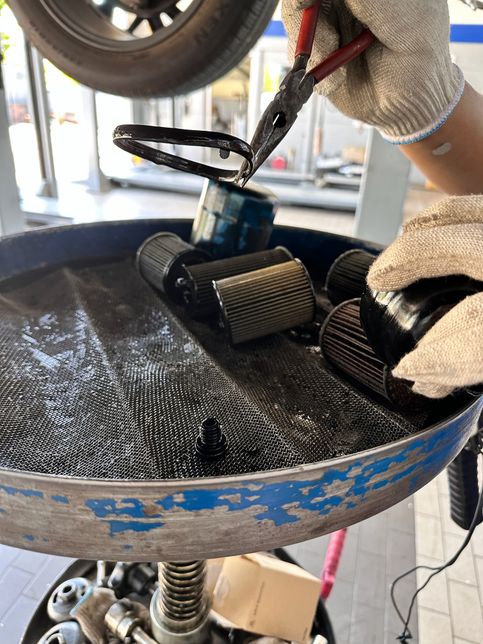 그랜저 gn7 엔진오일 필터 빠킹 문제...의 2번 째 이미지