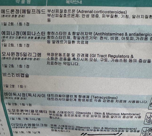 처방 받은 약 하고 같이 복용 가능한지 알려주세요의 0번 째 이미지