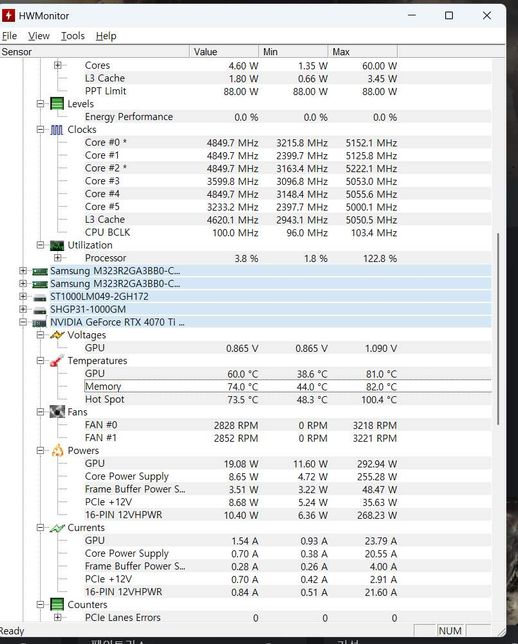 9개월 전에 산 그래픽 카드인데 써멀이 원래 이렇게 금방 문제가 생기나요?의 0번 째 이미지