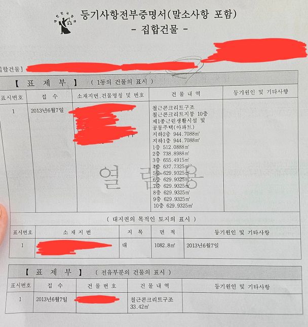 전세계약 예정인데 등기부등본 안전한지 걱정됩니다의 0번 째 이미지