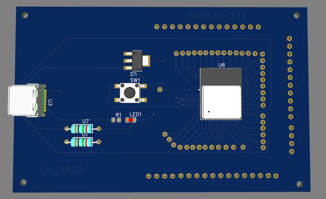 Easy EDA로 ESP32기판을 제작했습니다. 이렇게하면 되는게 맞나요???의 1번 째 이미지