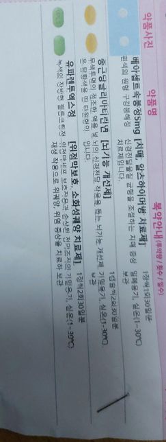 질문 약들중에 같이 복용하면 안될 약들이 있을까요?의 0번 째 이미지