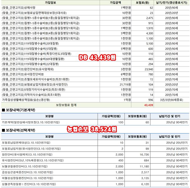 갱신형보험 유지 + 유병자보험 가입 관련해서 한 번만 봐주세요.의 3번 째 이미지