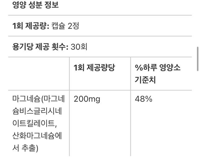 마그네슘 복용궁금합니다....!의 1번 째 이미지