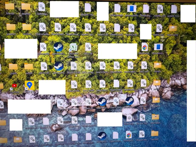 스팀 업데이트 하니까 갑자기 배경화면에 이상한 파일이 깔렸어요의 0번 째 이미지