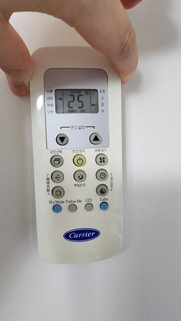캐리어 에어컨 리모컨 작동법이 궁금해요의 0번 째 이미지