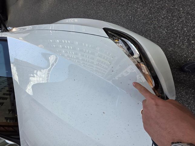 공사하다 벤츠에 시멘트+흙이 튀었어요의 1번 째 이미지