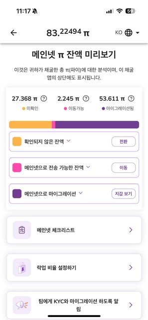 파이코인 마이그레이션에 아무것도 안뜨는데요..의 2번 째 이미지
