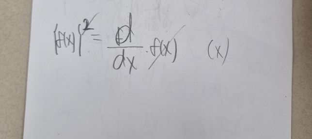 슈뢰딩거 방정식 유도과정 에서의 미분연산자 관련 질문의 1번 째 이미지