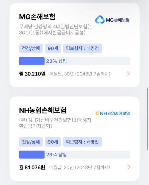 삼성생명 퍼펙트 3.0 유지및해지 여부의 2번 째 이미지