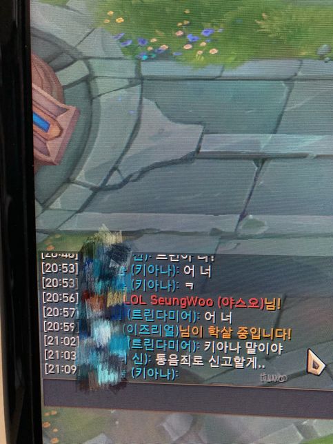 롤 통매음 이걸로 고소가 되나요?의 0번 째 이미지