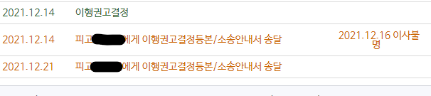 이행권고결정 송달이 너무 늦어지는데 기다릴수밖에 없나요?의 0번 째 이미지