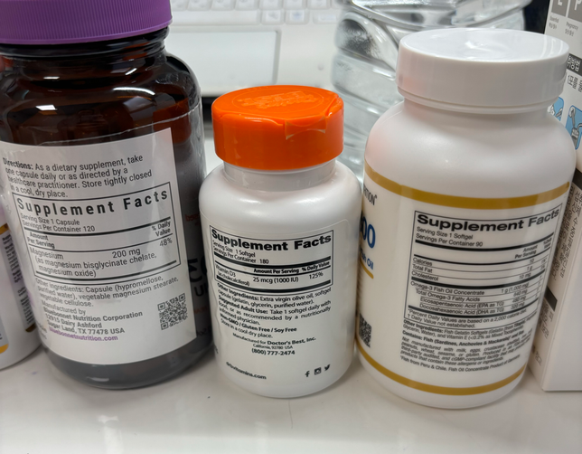 먹고잇는영양제 조합 문의드립니다의 1번 째 이미지