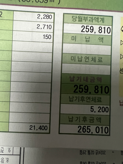사무실 관리비 연체료가 원래 있는게 맞나요?의 0번 째 이미지