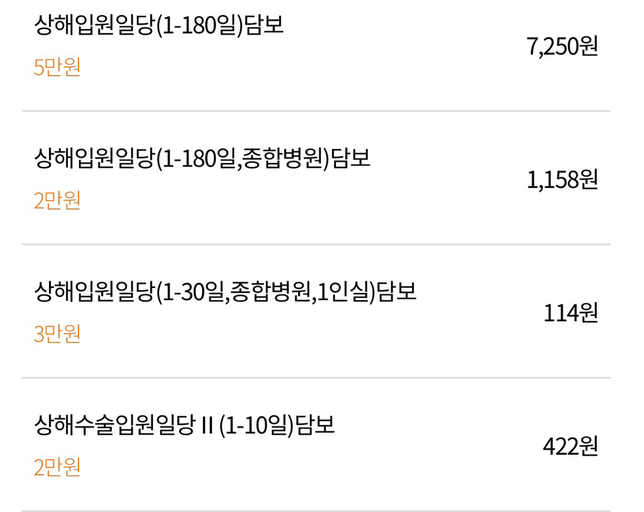 보장내용 문의드립니다 !!!!!의 1번 째 이미지